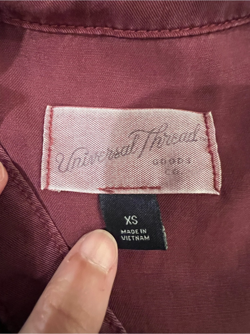 NWOT Universal Thread short sleeve utility shirt dress | SZ XS | V Neck |Pockets - Picture 13 of 13